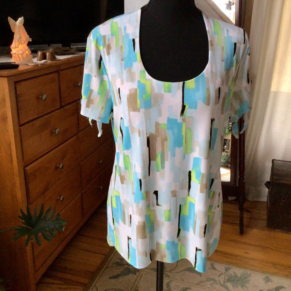 Abstract Patterned Blouse - image 1